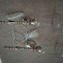 Light wall sconces x 2 silver brand new Image 2