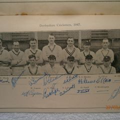 1947 A.E Alderman Testimonial Cricket programme