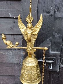 1950s Heavy Brass Monastery Bell