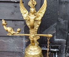 1950s Heavy Brass Monastery Bell