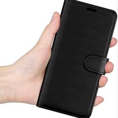 Samsung Galaxy S22 Case Leather Wallet Book Flip Folio Stand View Magnetic Closure with Card Slots