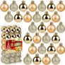 MULTIPLE COLOURS AVAILABLE 36 Pieces 30 mm Christmas Balls Decoration Shatterproof Christmas Tree Baubles Mini Christmas Hanging Ball for Holiday Wedding Party Decoration Image 2