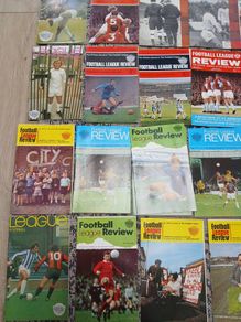 English "Football league Review" programmes 70s
