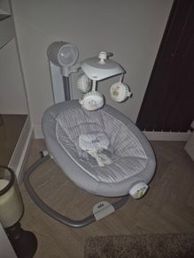 baby swing,music light and vibration