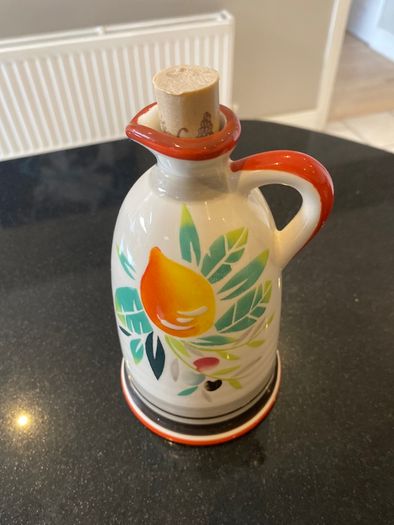 Oil/ Vinegar bottle  7 inches tall  M&S Seville