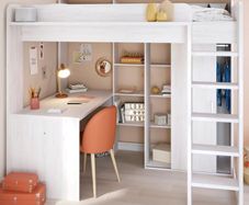 High Sleeper with desk, bought in beds.ie