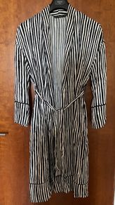 Zara Striped Kimono black/white