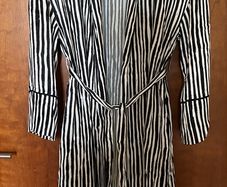 Zara Striped Kimono black/white