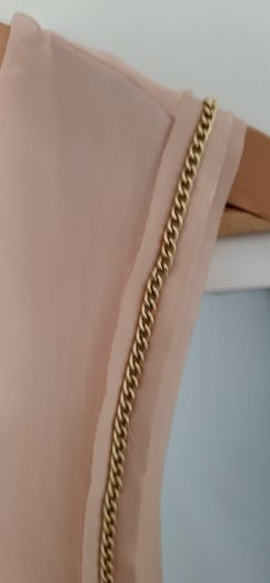 OASIS blush symmetrial layered top Sz 14