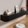 Floating TV Stand Unit with RGB LED Light - 180CM Wall Mounted TV Cabinet with Upgraded Storage & Rounded Edges, Modern TV Media Console for 65-75 Inch TVs Image 3