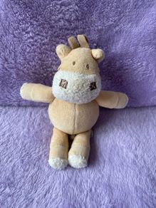 Mamas & Papas Light Brown Zeddy Zebra Rattle