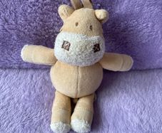 Mamas & Papas Light Brown Zeddy Zebra Rattle