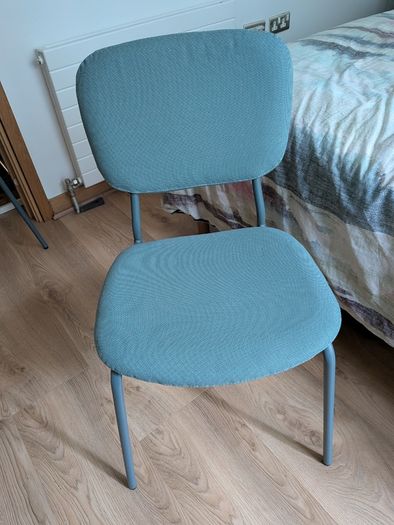4 IKEA Karljan Chairs - good condition, in blue (Kabusa turquoise)
