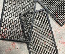 3 Black Outdoor Mats
