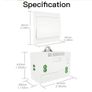 MOES Wireless Light Switch Kit, Kinetic Switch, No Wiring No Battery Easy Installing, Outdoor Remote Control Image 6