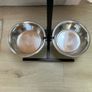dog bowls and stand Image 2