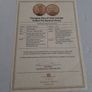 Golden penny hen with chics coin in case with certification Image 7