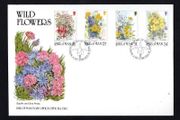 1987 Isle of Man Wild Flowers Commemorative Stamp First Day Cover (FDC)