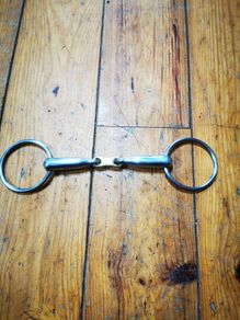 French Link Snaffle with sweet copper lozenge