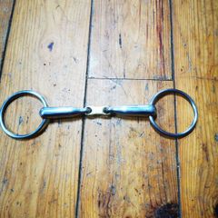 French Link Snaffle with sweet copper lozenge