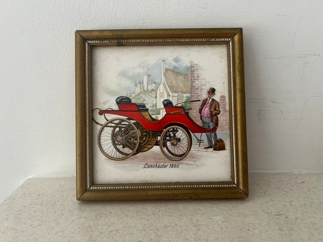 Vintage Framed Tiles by H&R Johnson Ltd 1970s