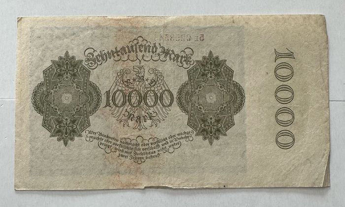 Germany 10000 Mark 1922 Banknote