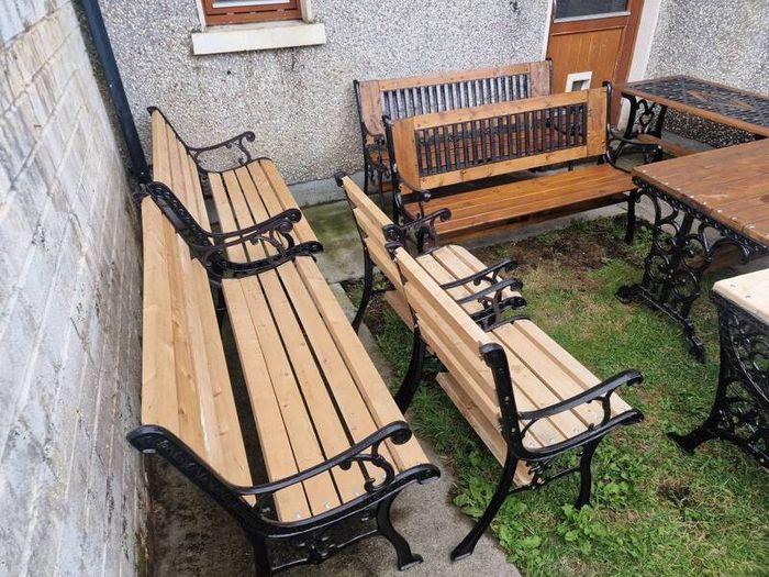 cast iron ( Tables - benches - chairs )