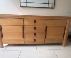 Dining room Oak with Mahogany detail Sideboard