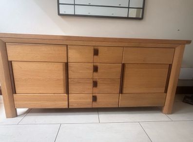 Dining room Oak with Mahogany detail Sideboard
