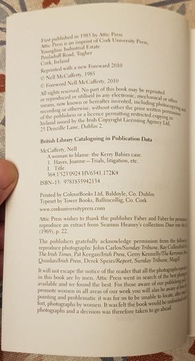A Woman To Blame: The Kerry Babies Case by Nell McCafferty