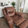 Brown Recliner Armchairs   3-Seater Sofa Image 6