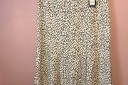 Debenhams ladies skirt size 16 mono leaf print unlined - New with tags