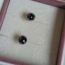 Pandora midnight star navy,blue crystal stud earrings very good condition fully hallmarked (no box Image 3