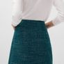 Massimo Dutti textured crossover skirt Image 2