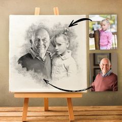 Personalised Custom Gifts Newlywed, grandad, Grandma, godchild