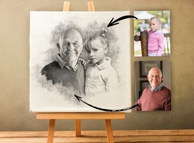 Personalised Custom Gifts Newlywed, grandad, Grandma, godchild