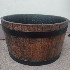 Vintage Barrel Planter