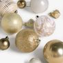 Gold Christmas Baubles Image 3