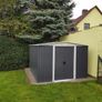 XL Metal Shed Tool Shed, Galvanised Metal Image 2