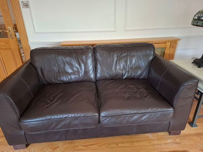 soft leather sofa 3 to sell
