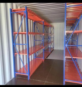 Metal Longspan Shelving Racking Bays For Sheds Garages Workshops Warehouses