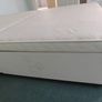 free double bed frame and metal headboard Image 2