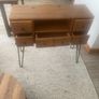 Mid-Century Style Wooden Console / Side Table with Drawers Image 3