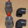 Female thread PVC ball calve size 32 Image 2