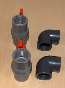 Female thread PVC 90 degree elbow size 32