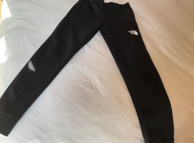 Boys black North Face Northface Joggers tracksuit pants Xl 12 13