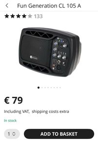 Powered speaker