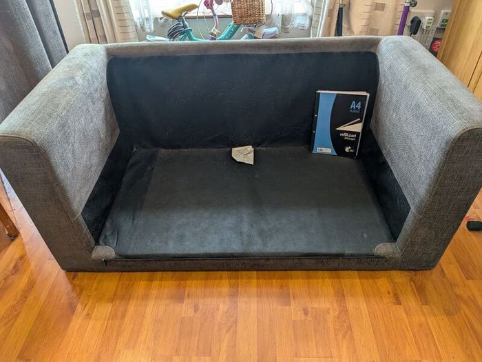pull-out 2-seater sofa, ikea