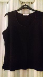 D.E.C.K. black sleeveless top