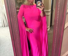 Solace London cape dress